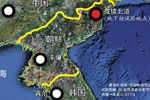 朝鲜核试验地理位置示意图
